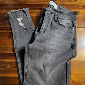 Kancan distressed skinny jeans